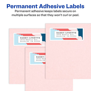 Avery Printable Shipping Labels with Sure Feed, 2